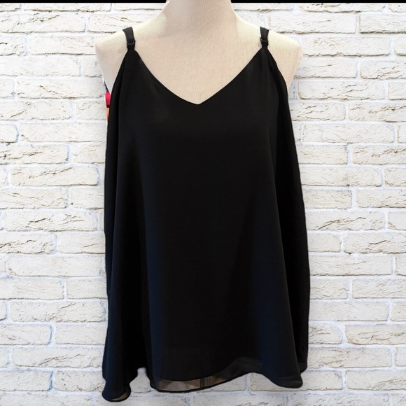 TORRID Sophie Swing Cami Blouse Black Women's Camisole Top Size 2 (2X 18-20) - Picture 2 of 7